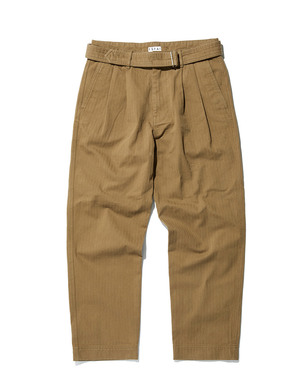 [ESFAI] Remain Belted Pants (Beige)