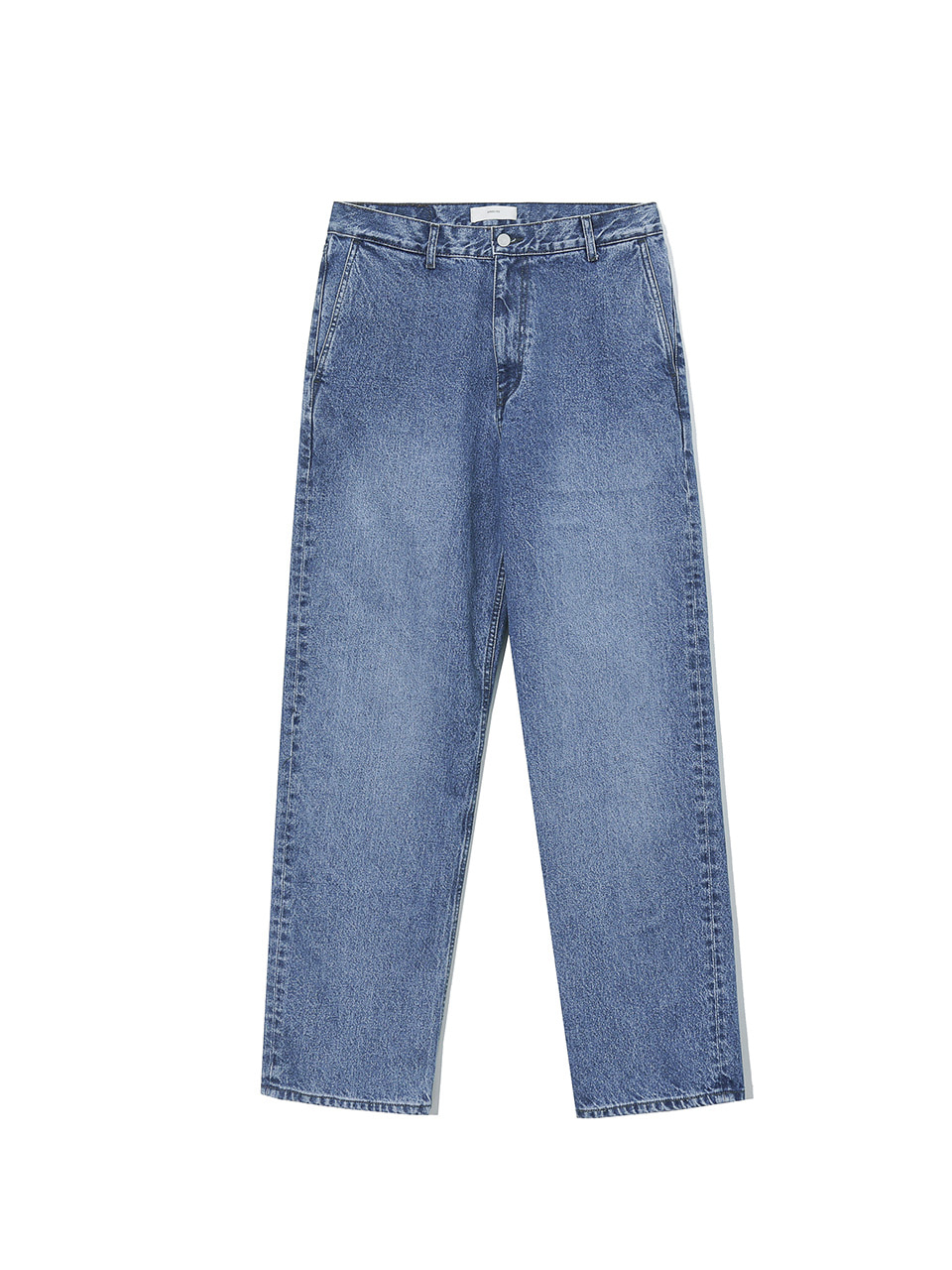 [Ourselves] ORGANIC COTTON RELAXED DENIM PANTS (Bleached indigo)