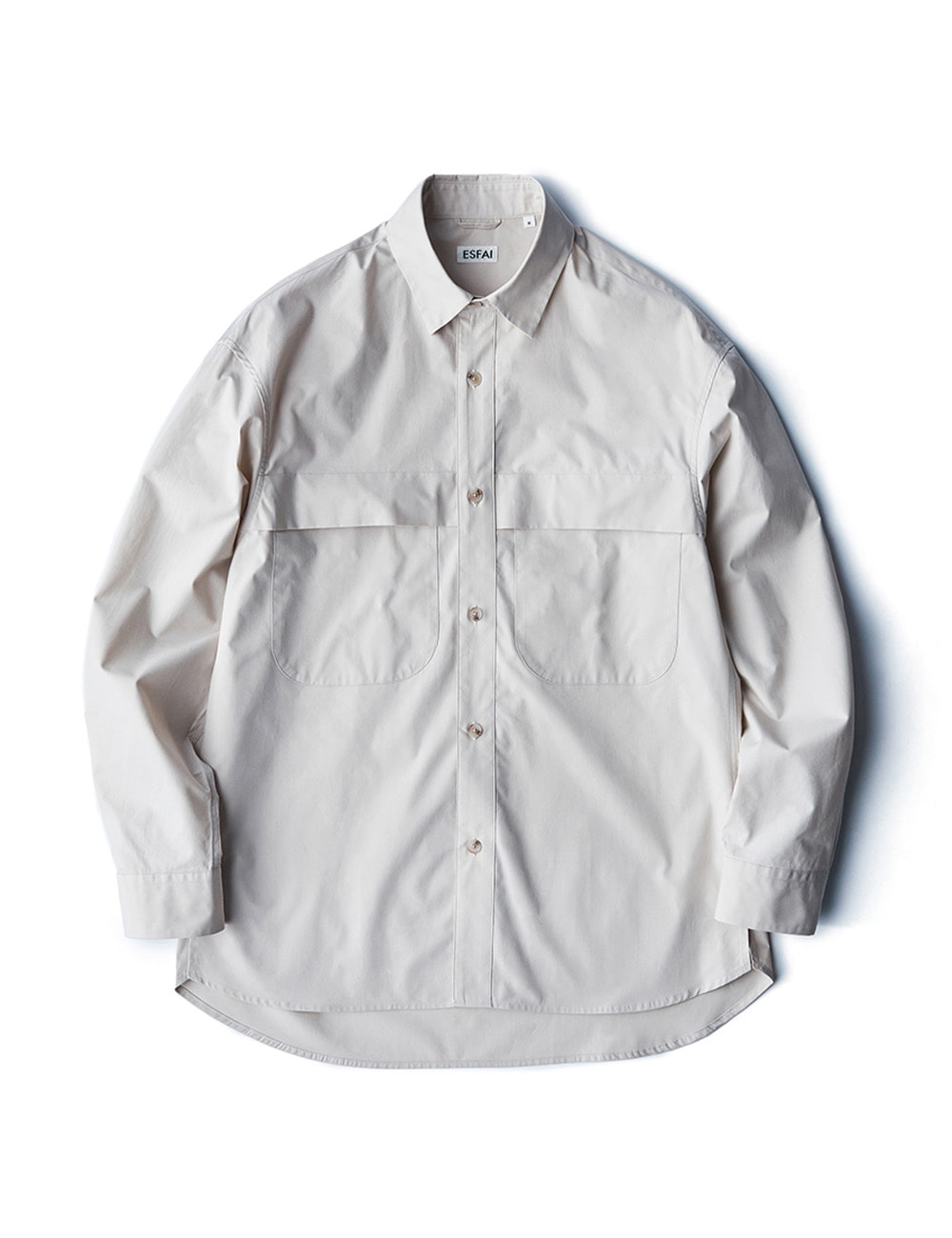 [ESFAI] sd29 drop shoulder shirts (Light Beige)