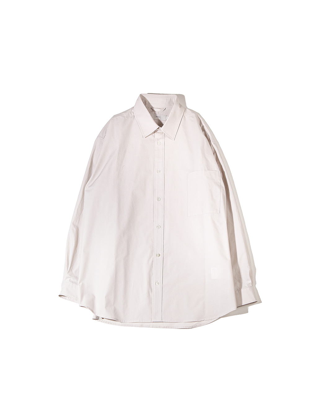 [Ourselves] TYPEWRITER COTTON RELAXED SHIRTS (deep ivory)