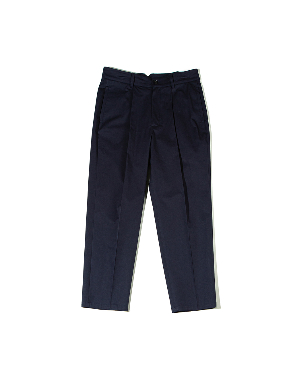 [Ourselves] SUPIMA COTTON TAPERED PANTS (dark navy)