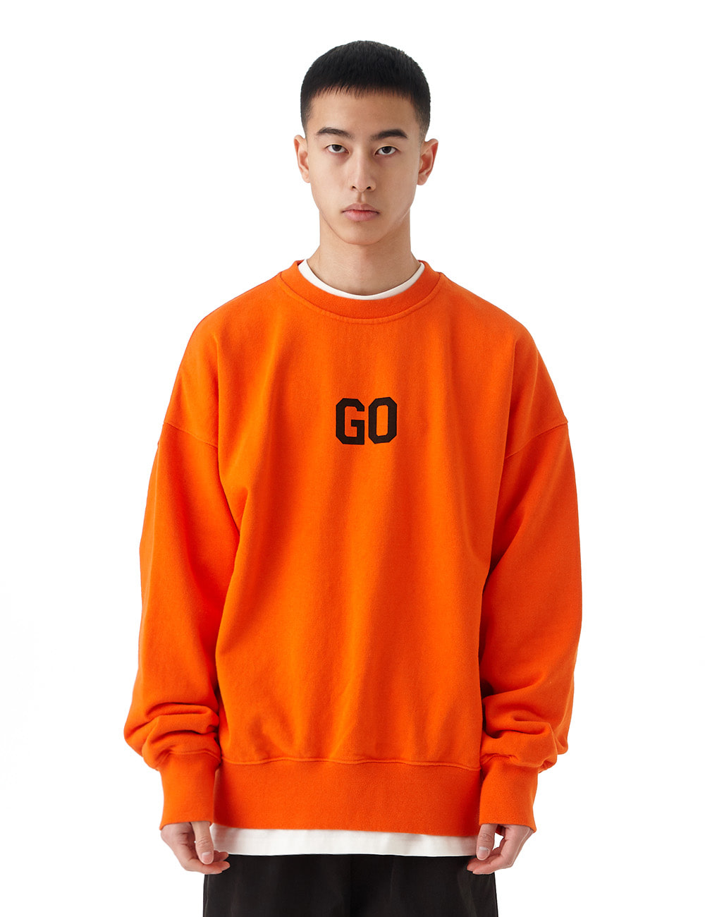 [DEUTERO] GO Wallace Sweat Shirts Orange