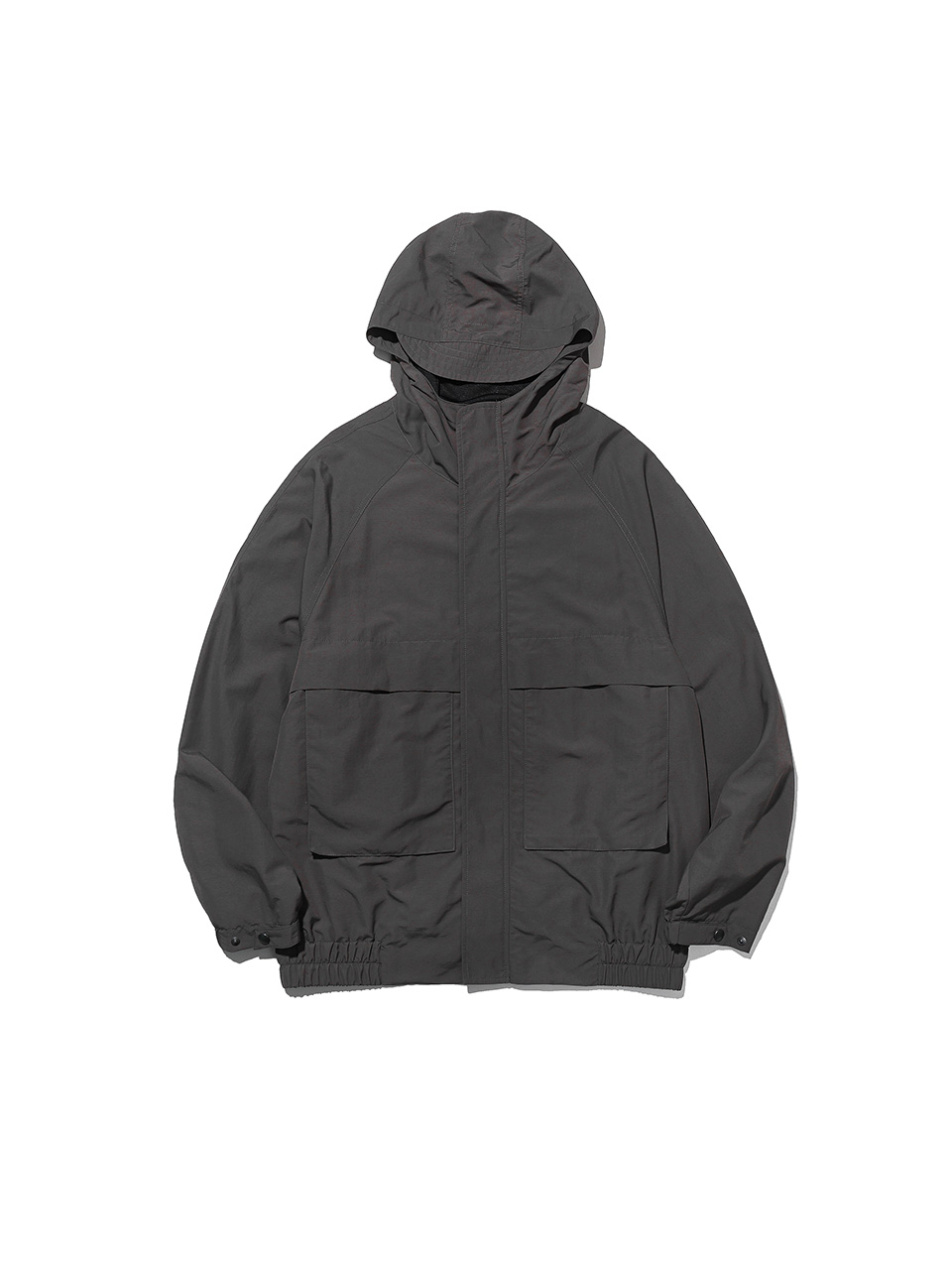 [Ourselves] SILKY NYLON MOUNTAIN PARKA (Brown charcoal)