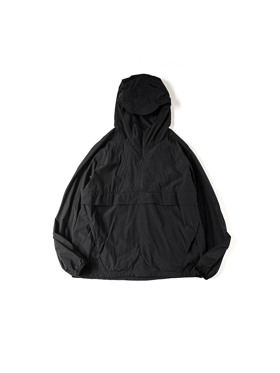 [Ourselves] PACKABLE TRAVELLER ANORAK (Black)